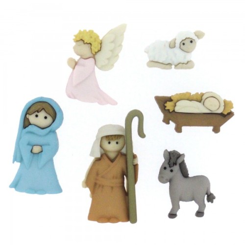 bottoni decorativi americani dress it up nativity