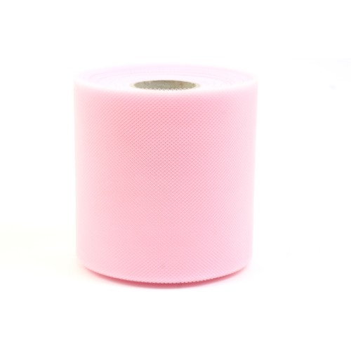 Nastro tulle rosa h 10 cm 5 mt