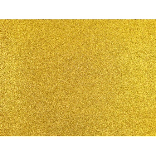 gomma crepla fommy glitter adesivo 21x30 h 2 mm oro giallo glitter formato  a4