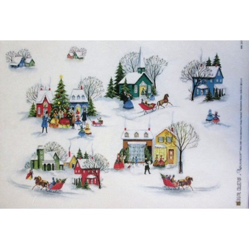 Carta decoupage Decomania Classica Natale