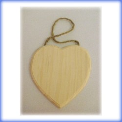 CUORE IN LEGNO 18X18 - Merceria Creativa